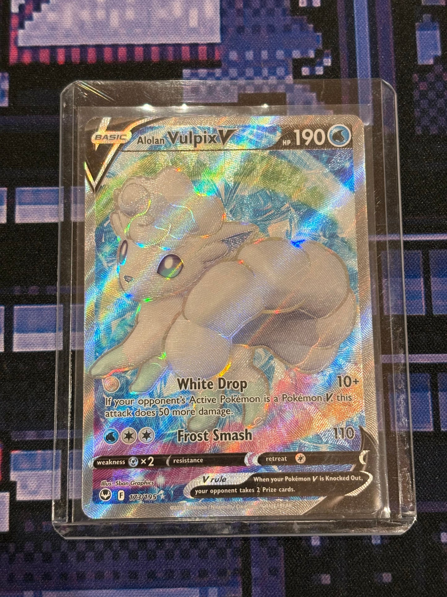 Alolan Vulpix V ungraded