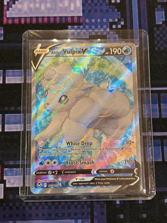 Alolan Vulpix V ungraded
