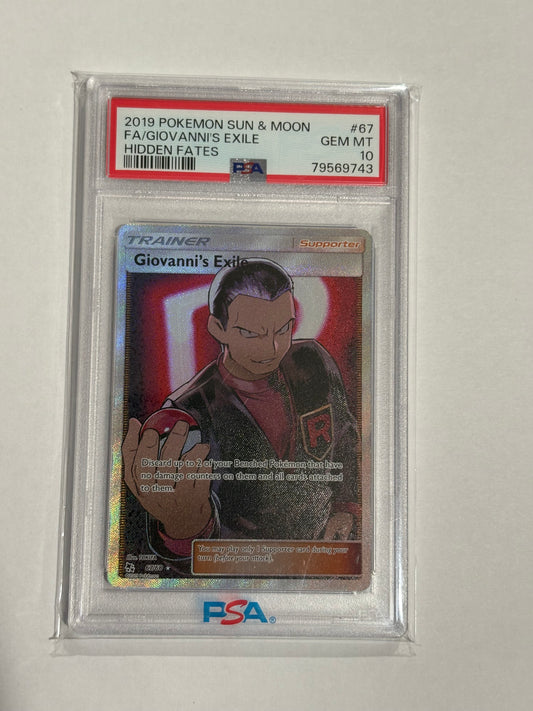 PSA 10 Giovanni's Exile #67