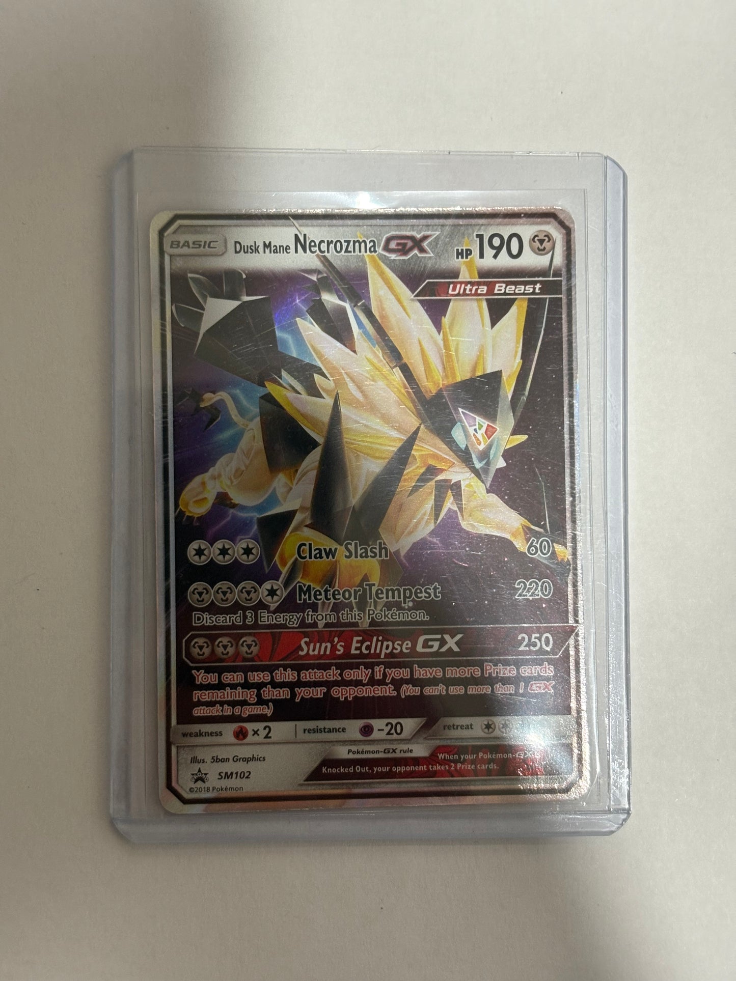 Dusk Mane Necrozma GX# SM102